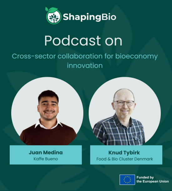 ShapingBio podcast episode on Cross-sector collaboration for bioeconomy innovation